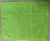 Green Twisted Recombination Terry Fabric Microfiber Dust Mop 25 * 35cm 480gsm