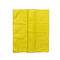 Tkanina czyszcząca z mikrofibry z dzianiny osnowowej Żółty 40x40 poliester poliamidowy z rurkami