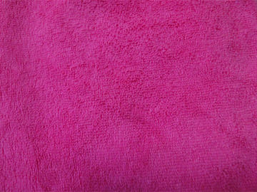 Czerwona kolorowa osnowa frotte 50 * 60 tekstylny ręcznik do czyszczenia gospodarstw domowych z mikrofibry