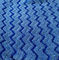 Mikrofibra Niebieski Zygzak W Kształt Warp 80/20 Mop Twisted Fabric 150cm Szerokość 550gsm